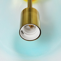 Lampa PASTELLO BLUE – Szklane klosze, pastelowe światło Lampa PASTELLO BLUE – Szklane klosze, pastelowe światło