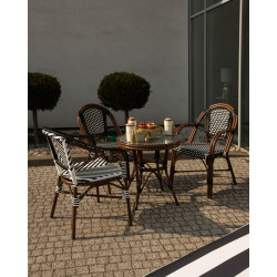 Stół okrągły Caffe Paris 60 kawiarniany na taras do ogrodu Stół okrągły Caffe Paris 60 kawiarniany na taras do ogrodu