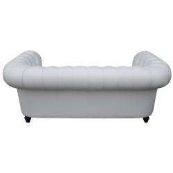 Sofa Chesterfield w skórze Canon 2 osobowa | Komuto.pl