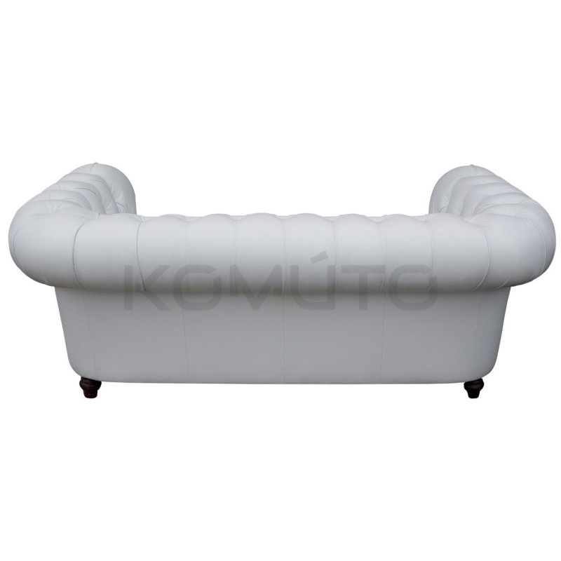 Sofa Chesterfield w skórze Canon 2 osobowa | Komuto.pl