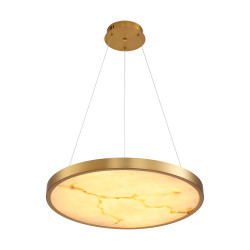 Lampa Alchemy - Alabaster i Złoto | Eleganckie Oświetlenie LED Lampa Alchemy - Alabaster i Złoto | Eleganckie Oświetlenie LED