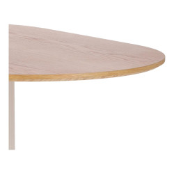 Stół Gativel Fornir Dębowy/Biały – Nowoczesny stół na 5-6 os Stół Gativel Fornir Dębowy/Biały – Nowoczesny stół na 5-6 os