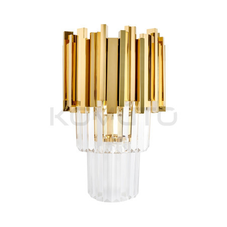 Kinkiet złoty kryształowy glamour Imperial Wall Gold | Komuto.pl