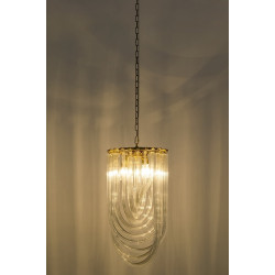 Lampa wisząca złota glamour Murano L | Komuto.pl Lampa wisząca złota glamour Murano L | Komuto.pl