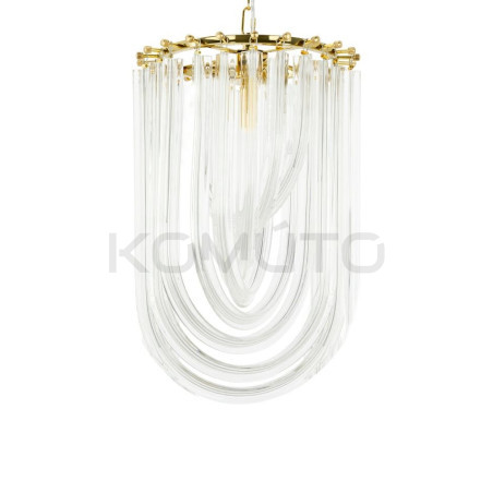 Złota Lampa wisząca glamour Murano S | Komuto.pl