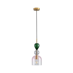 Lampa wisząca BALAM PASTELLO PINK kolorowa 15