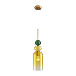 Lampa wisząca BALAM PASTELLO Yellow kolorowa 13