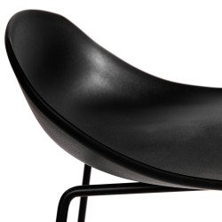 Hoker Rolf 75: Czarny minimalizm | Stylowy hoker do wyspy