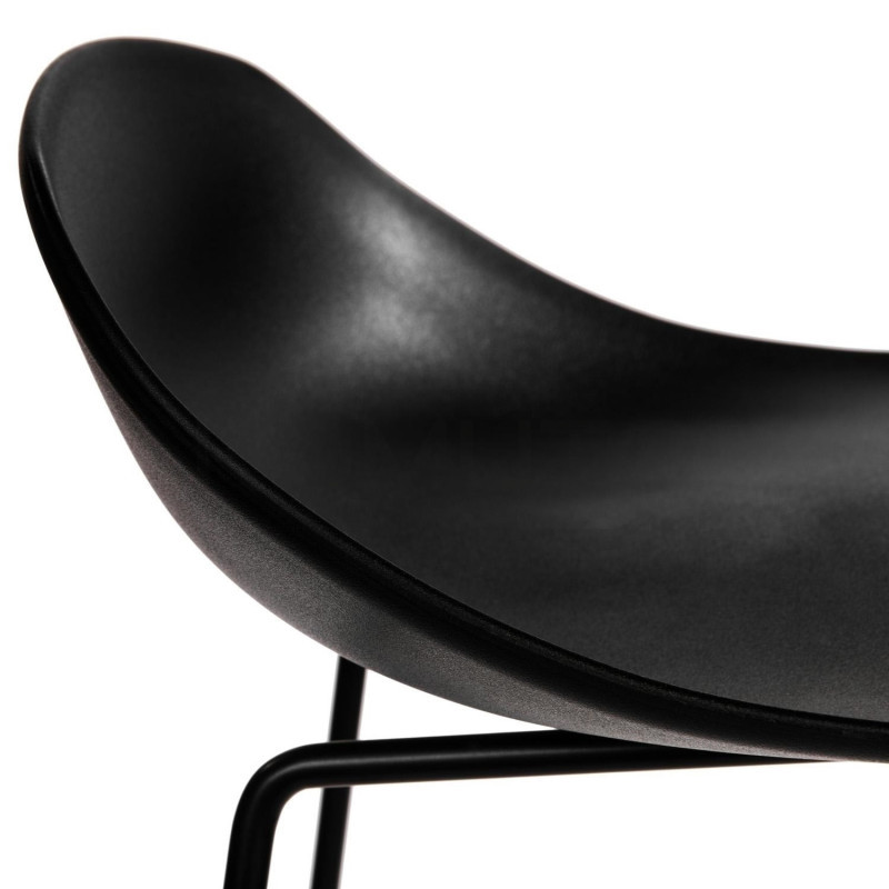 Hoker Rolf 75: Czarny minimalizm | Stylowy hoker do wyspy