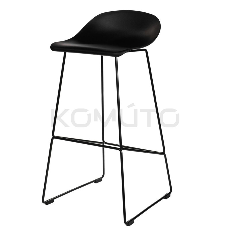 Hoker Rolf 75: Czarny minimalizm | Stylowy hoker do wyspy