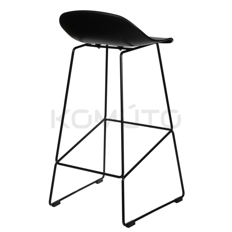 Hoker Rolf 75: Czarny minimalizm | Stylowy hoker do wyspy