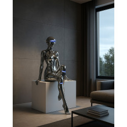 Cyber Woman – Artystyczna Lampa Podłogowa| Limitowana Edycja