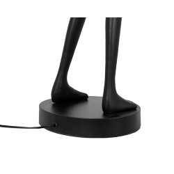 Lampa stołowa HUMAN czarna – rzeźba i światło w jednym 