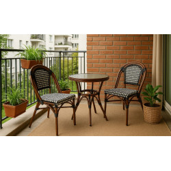 Stół okrągły Caffe Paris 60 kawiarniany na taras do ogrodu Stół okrągły Caffe Paris 60 kawiarniany na taras do ogrodu