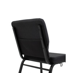 Krzesło konferencyjne SAMOS czarne – wygodne i solidne