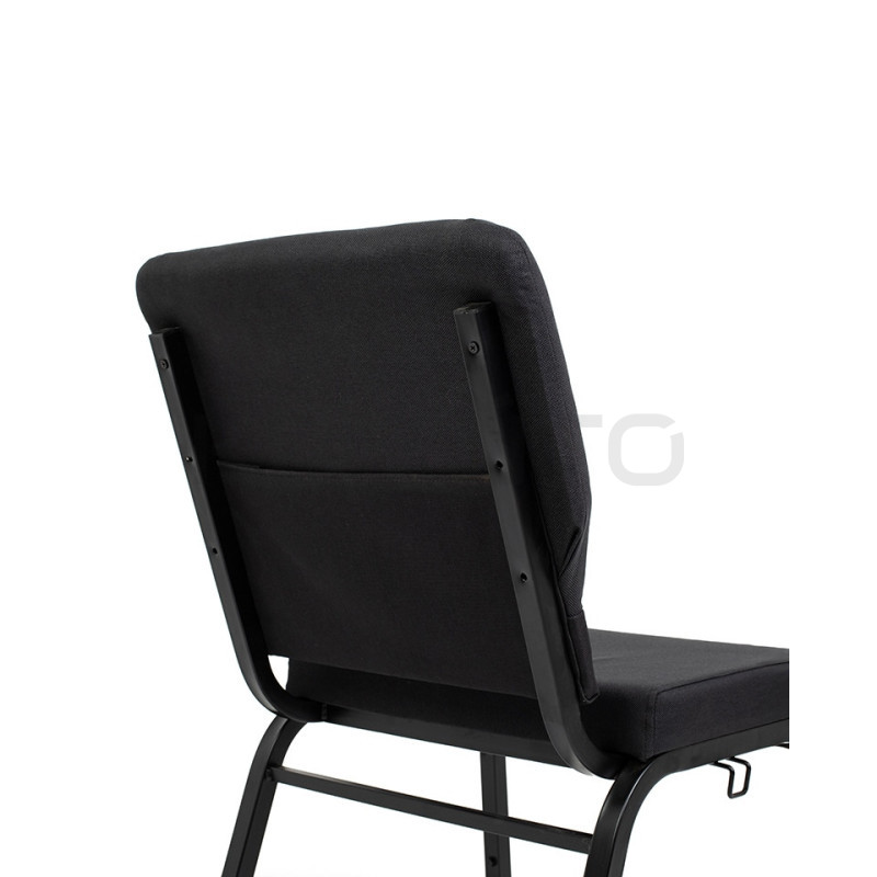 Krzesło konferencyjne SAMOS czarne – wygodne i solidne