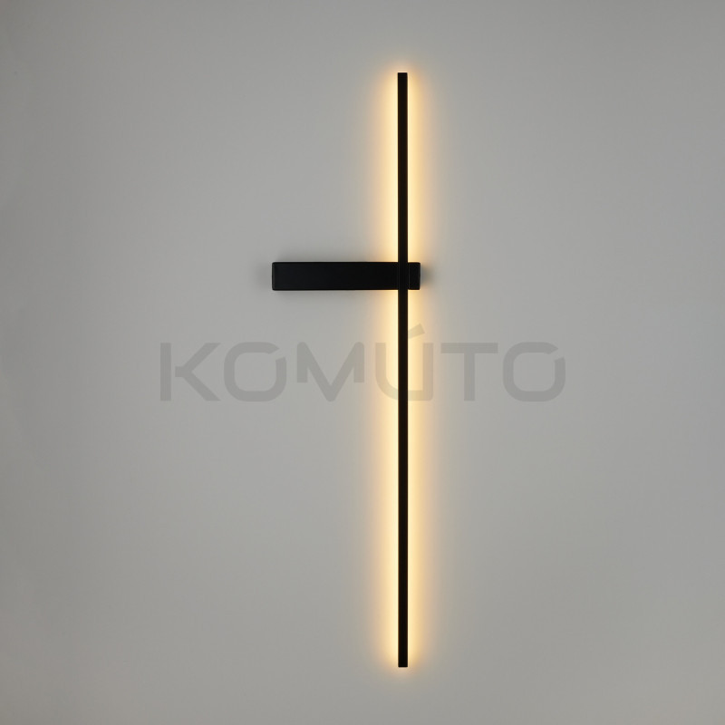 Kinkiet SOUL czarny – minimalistyczna forma | Komuto.pl