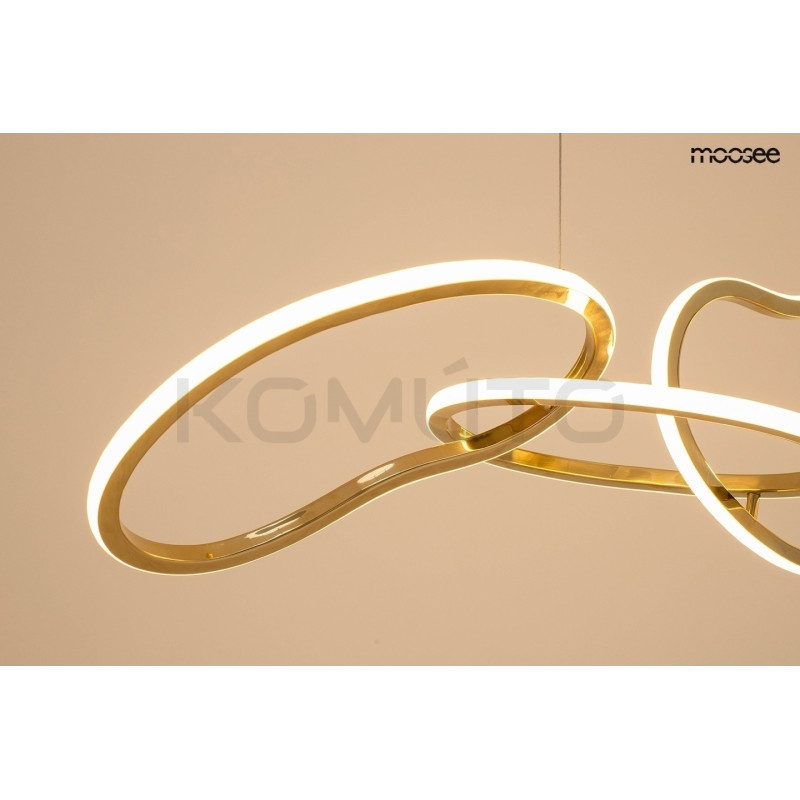 Lampa wisząca glamour złota JAZZ 5 | Komuto.pl