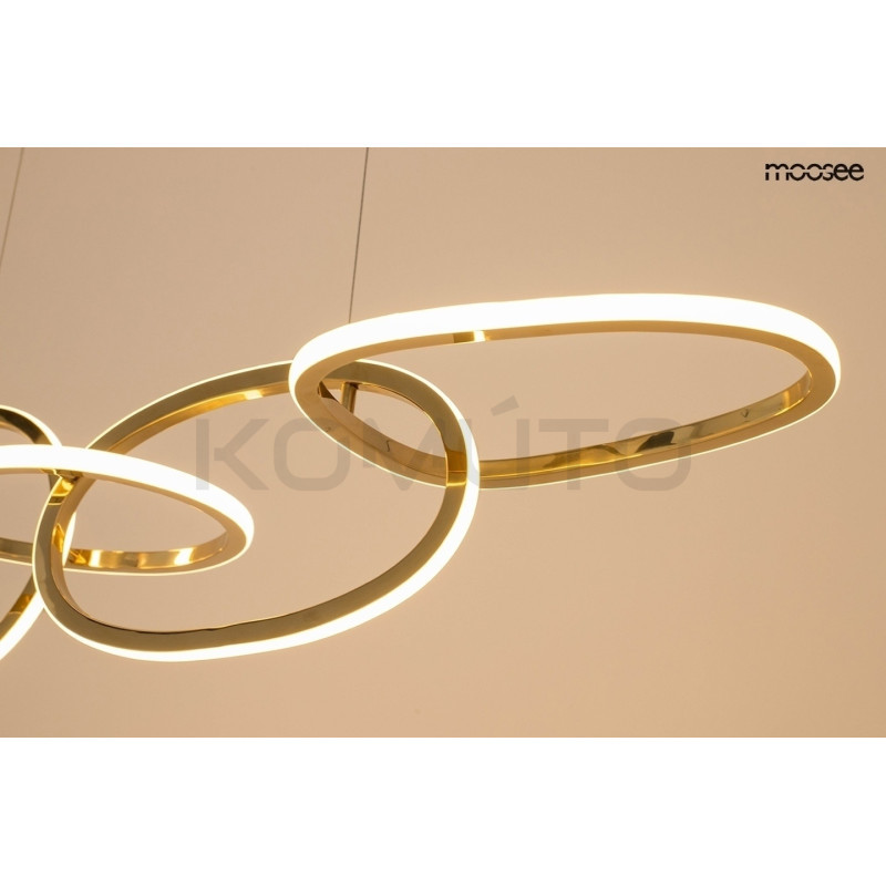 Lampa wisząca glamour złota JAZZ 5 | Komuto.pl