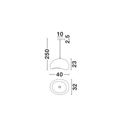 Wabi 40 brązowa – modna lampa w stylu japandi i wabi sabi