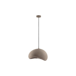 Lampa wisząca Wabi 40 brązowa
