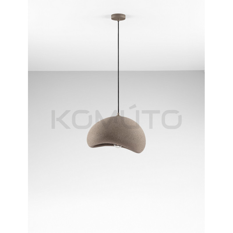 Wabi 40 brązowa – modna lampa w stylu japandi i wabi sabi