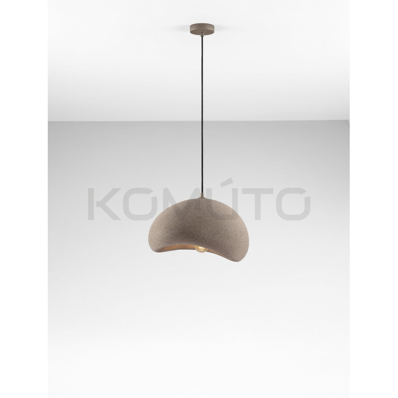 Wabi 40 brązowa – modna lampa w stylu japandi i wabi sabi