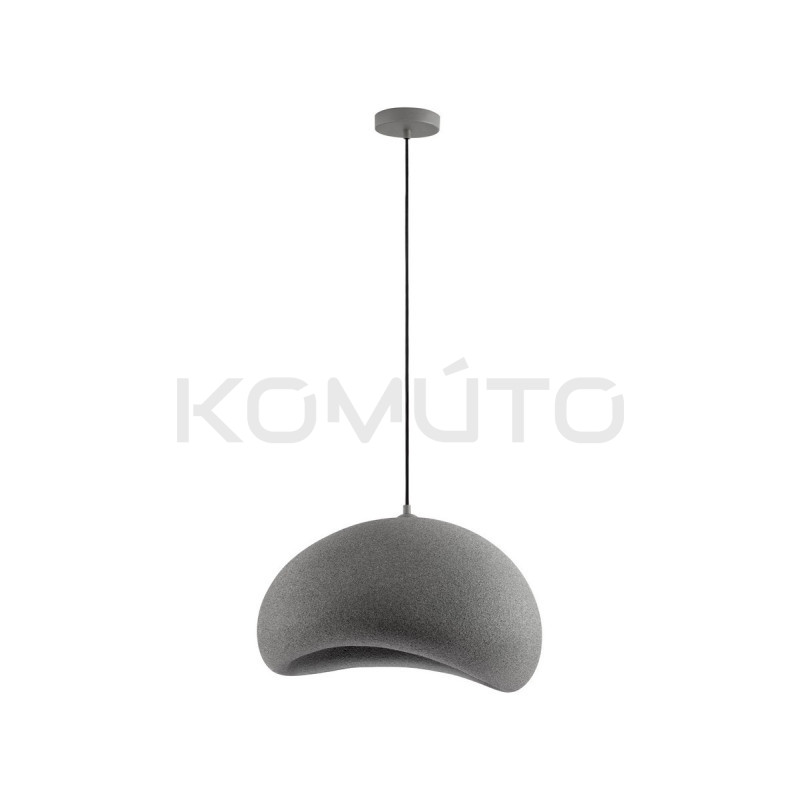 Wabi 50 szara – designerska lampa do salonu lub sypialni
