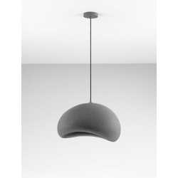 Wabi 50 szara – designerska lampa do salonu lub sypialni