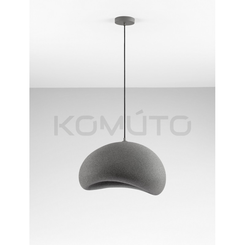 Wabi 50 szara – designerska lampa do salonu lub sypialni