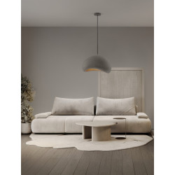 Wabi 50 szara – designerska lampa do salonu lub sypialni