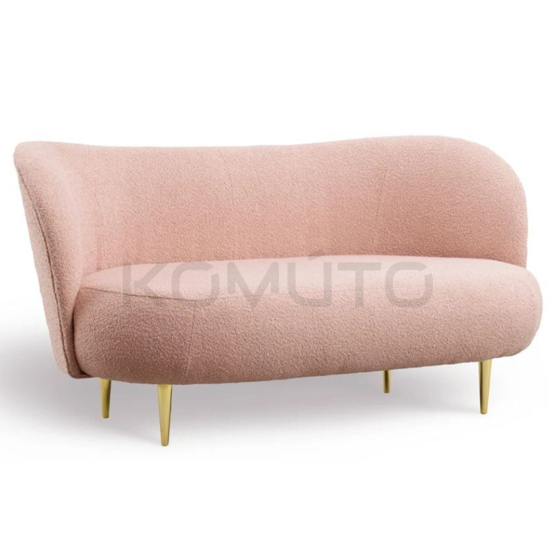 Sofa Boucle Aldo 3 osobowa | tkanina pętelkowa | Komuto.pl