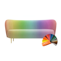 Sofa glamour nowoczesna na wysokich nóżkach Aldo 3 os. Sofa glamour nowoczesna na wysokich nóżkach Aldo 3 os.