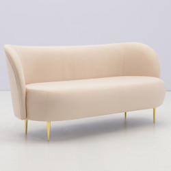 Sofa glamour nowoczesna na wysokich nóżkach Aldo 3 os. Sofa glamour nowoczesna na wysokich nóżkach Aldo 3 os.