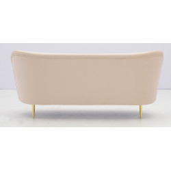 Sofa glamour nowoczesna na wysokich nóżkach Aldo 3 os. Sofa glamour nowoczesna na wysokich nóżkach Aldo 3 os.