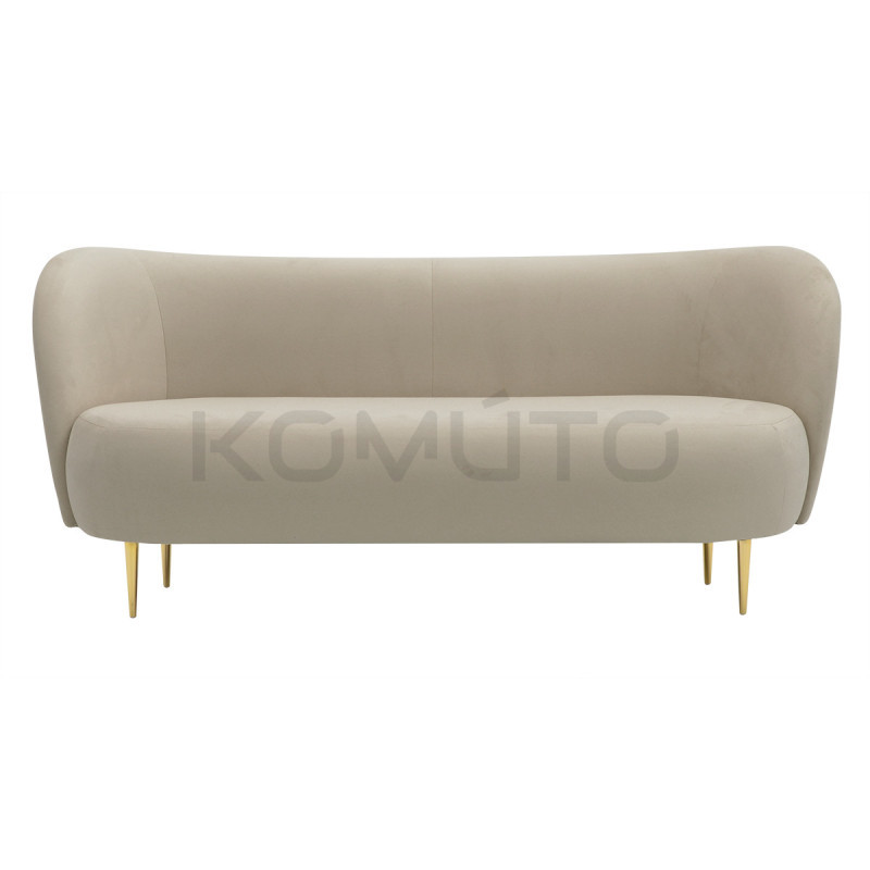 Sofa glamour nowoczesna na wysokich nóżkach Aldo 3 os. Sofa glamour nowoczesna na wysokich nóżkach Aldo 3 os.