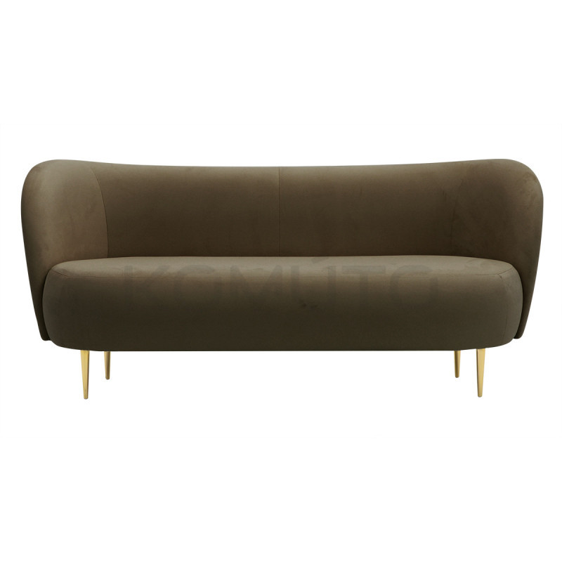 Sofa glamour nowoczesna na wysokich nóżkach Aldo 3 os. Sofa glamour nowoczesna na wysokich nóżkach Aldo 3 os.
