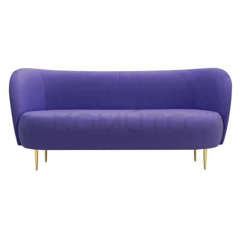 Sofa glamour nowoczesna na wysokich nóżkach Aldo 3 os. Sofa glamour nowoczesna na wysokich nóżkach Aldo 3 os.
