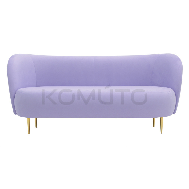 Sofa glamour nowoczesna na wysokich nóżkach Aldo 3 os. Sofa glamour nowoczesna na wysokich nóżkach Aldo 3 os.
