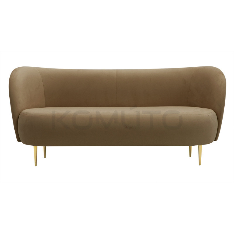 Sofa glamour nowoczesna na wysokich nóżkach Aldo 3 os. Sofa glamour nowoczesna na wysokich nóżkach Aldo 3 os.