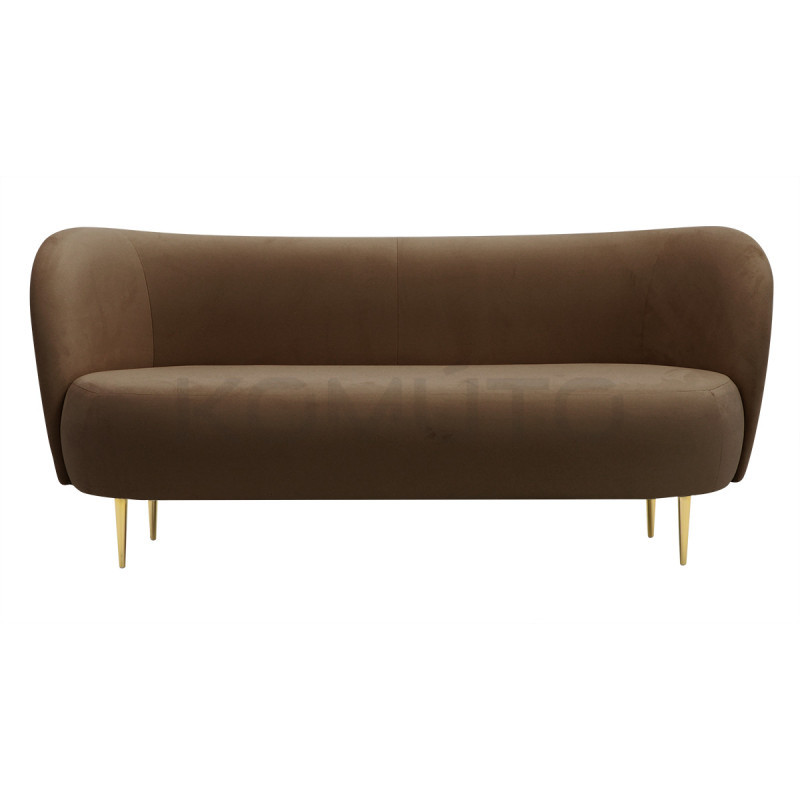 Sofa glamour nowoczesna na wysokich nóżkach Aldo 3 os. Sofa glamour nowoczesna na wysokich nóżkach Aldo 3 os.