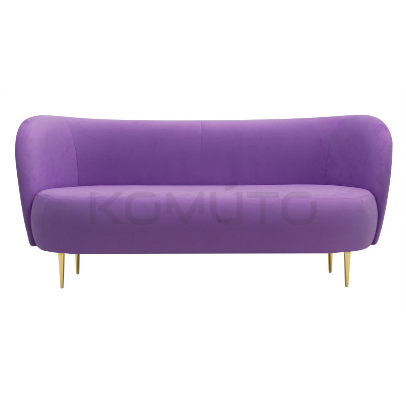 Sofa glamour nowoczesna na wysokich nóżkach Aldo 3 os. Sofa glamour nowoczesna na wysokich nóżkach Aldo 3 os.