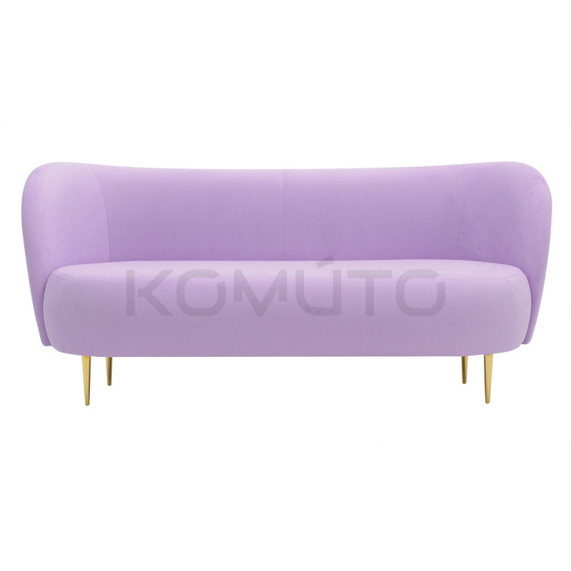 Sofa glamour nowoczesna na wysokich nóżkach Aldo 3 os. Sofa glamour nowoczesna na wysokich nóżkach Aldo 3 os.