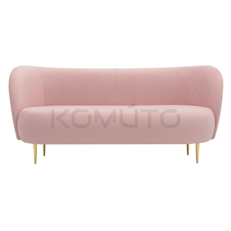 Sofa glamour nowoczesna na wysokich nóżkach Aldo 3 os. Sofa glamour nowoczesna na wysokich nóżkach Aldo 3 os.