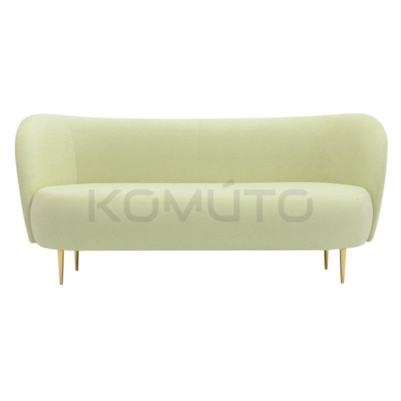 Sofa glamour nowoczesna na wysokich nóżkach Aldo 3 os. Sofa glamour nowoczesna na wysokich nóżkach Aldo 3 os.