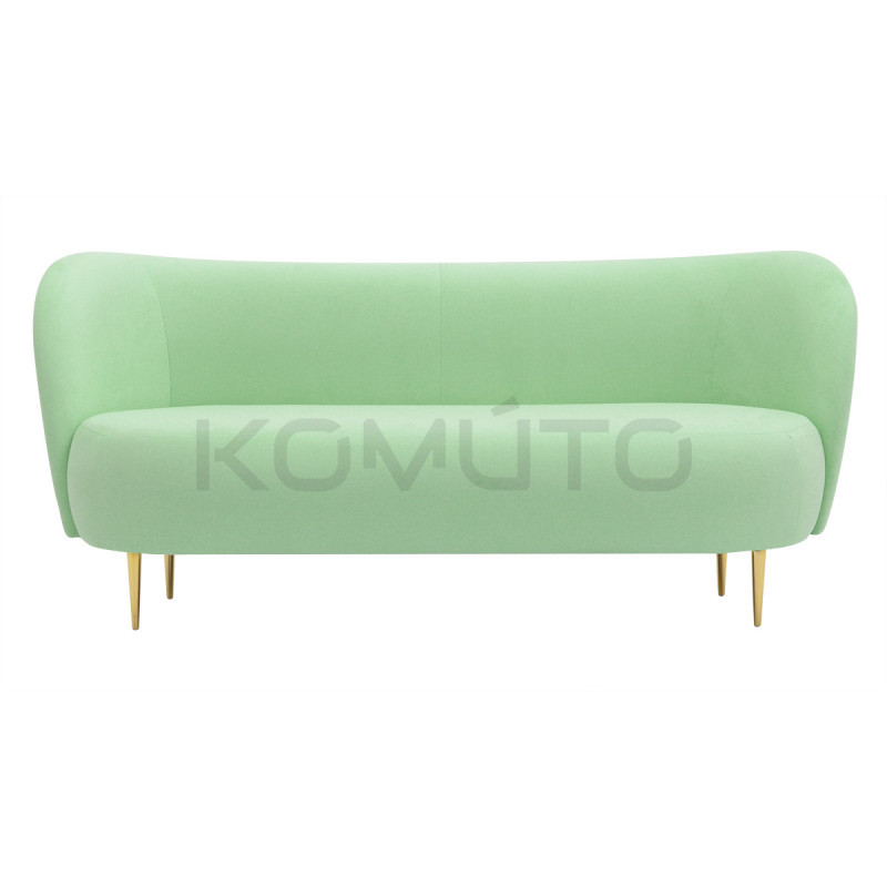 Sofa glamour nowoczesna na wysokich nóżkach Aldo 3 os. Sofa glamour nowoczesna na wysokich nóżkach Aldo 3 os.