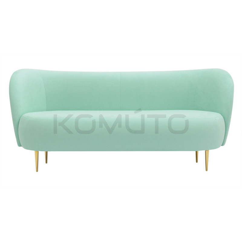 Sofa glamour nowoczesna na wysokich nóżkach Aldo 3 os. Sofa glamour nowoczesna na wysokich nóżkach Aldo 3 os.