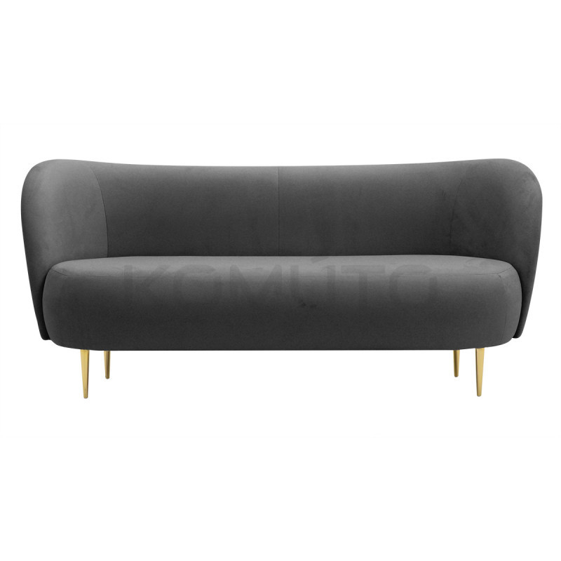 Sofa glamour nowoczesna na wysokich nóżkach Aldo 3 os. Sofa glamour nowoczesna na wysokich nóżkach Aldo 3 os.