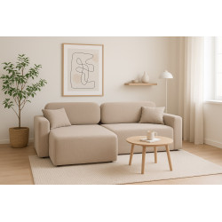 Narożnik Mery – Nowoczesny Narożnik z zaokrąglonymi poduszkami Narożnik Mery – Nowoczesny Narożnik z zaokrąglonymi poduszkami