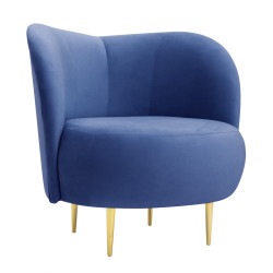 Fotel glamour Aldo złote nogi | Komuto.pl